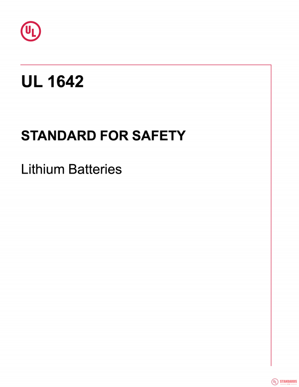 UL 1642 PDF